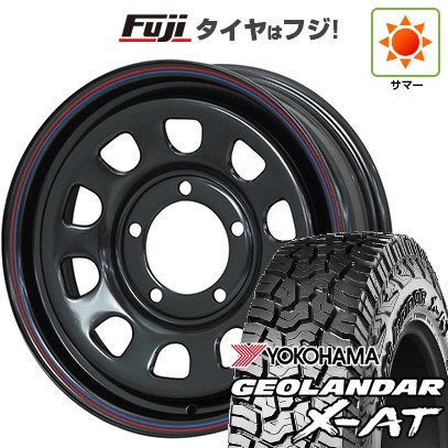 【新品】ジムニーシエラ/ジムニーノマド 夏タイヤ ホイール4本セット 225/70R16 ヨコハマ ジオランダー X-AT G016 WL モリタ デイトナズ 6J 16インチ(送料無料)｜フジ スペシャルセレクション 80,575円