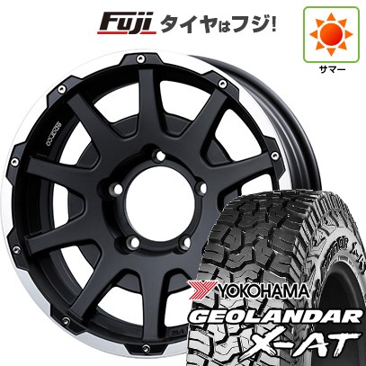 【新品】ジムニー 夏タイヤ ホイール4本セット 185/85R16 ヨコハマ ジオランダー X-AT G016 WL OZ SPARCO ダカール 5.5J 16インチ(送料無料)