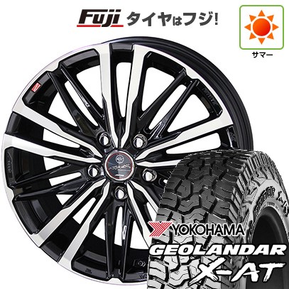 【新品国産車用5穴114.3】 夏タイヤ ホイール4本セット 225/65R17 ヨコハマ ジオランダー X-AT G016 OWL 共豊 スマック クレスト 7J 17インチ(送料無料)｜フジ スペシャルセレクション