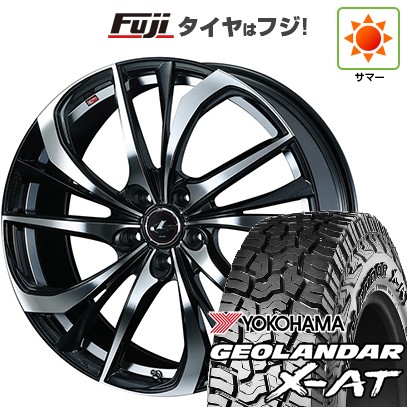 【新品国産車用5穴114.3】 夏タイヤ ホイール4本セット 225/65R17 ヨコハマ ジオランダー X-AT G016 OWL WEDS ウェッズ レオニス TE 7J 17インチ(送料無料)｜フジ スペシャルセレクション