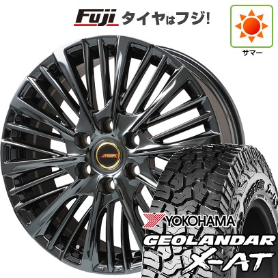【新品】ランクル300 夏タイヤ ホイール4本セット 275/55R20 117 T ヨコハマ ジオランダー X-AT G016 RBL プレミックス MER-X(平座ナット) 8J 20インチ(送料無料)|フジ スペシャルセレクション