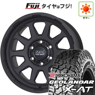 【新品国産車用6穴139.7】 夏タイヤ ホイール4本セット 285/65R18 116 T ヨコハマ ジオランダー X-AT G016 RBL ホットスタッフ マッドクロス レンジャー 8J 18インチ(送料無料)