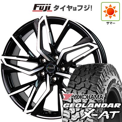 【新品国産車用5穴114.3】 夏タイヤ ホイール4本セット 225/65R17 ヨコハマ ジオランダー X-AT G016 OWL ホットスタッフ クロノス CH-112 7J 17インチ(送料無料)