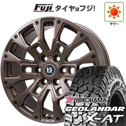 【新品】ランクル250 夏タイヤ ホイール4本セット 265/60R20 112 H ヨコハマ ジオランダー X-AT G016 RBL ビッグウエイ B-LUGNAS BRD(マットブロンズ) トヨタ車専用 8.5J 20インチ(送料無料)