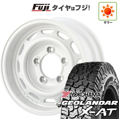 【新品】ジムニー 夏タイヤ ホイール4本セット 185/85R16 ヨコハマ ジオランダー X-AT G016 WL アピオ ワイルドボア ベンチュラ 5.5J 16インチ(送料無料)