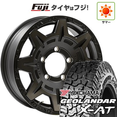 【新品】ジムニーシエラ/ジムニーノマド 夏タイヤ ホイール4本セット 225/70R16 ヨコハマ ジオランダー X-AT G016 WL WEDS ウェッズ クロスオーバーガーメンツ Style M 6J 16インチ(送料無料)｜フジ スペシャルセレクション