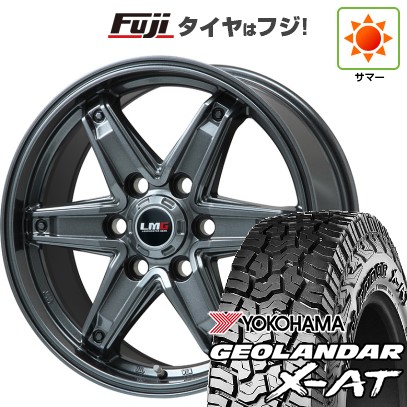 【新品】ランクル300 夏タイヤ ホイール4本セット 275/65R18 116 T XL ヨコハマ ジオランダー X-AT G016 RBL レアマイスター LMG エトナ(ディープグレー) トヨタ・レクサス車用 7.5J 18インチ(送料無料)|フジ スペシャルセレクション