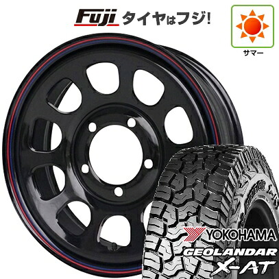 【新品】ジムニー 夏タイヤ ホイール4本セット 185/85R16 ヨコハマ ジオランダー X-AT G016 WL モリタ デイトナズ G2 5.5J 16インチ(送料無料)｜フジ スペシャルセレクション