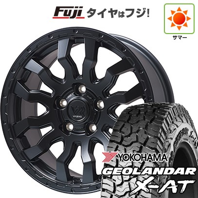 【新品】デリカD5 夏タイヤ ホイール4本セット 235/70R16 ヨコハマ ジオランダー X-AT G016 OWL トピー ヴァブロ RR-01【限定】 7J 16インチ(送料無料)