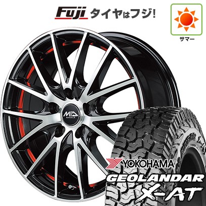 【新品国産車用5穴114.3】 夏タイヤ ホイール4本セット 225/65R17 ヨコハマ ジオランダー X-AT G016 OWL MID WHEELS RX27 7J 17インチ(送料無料)
