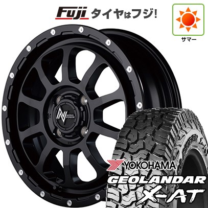【新品 軽自動車】ハスラー デリカミニ(4WD) 夏タイヤ ホイール4本セット 165/60R15 ヨコハマ ジオランダー X-AT G016 RBL MID WHEELS NITRO POWER M10 パーシングKC 5J 15インチ(送料無料)|フジ スペシャルセレクション