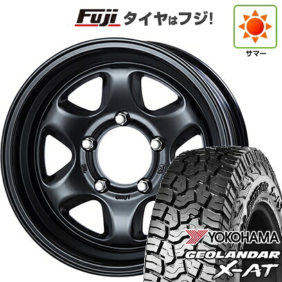 【新品】ジムニーシエラ/ジムニーノマド 夏タイヤ ホイール4本セット 225/70R16 ヨコハマ ジオランダー X-AT G016 WL トライスター BRUT BR-44 6.5J 16インチ(送料無料)|フジ スペシャルセレクション