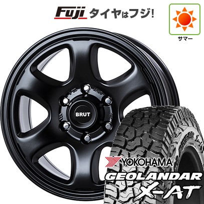 【新品】プラド/ハイラックス 夏タイヤ ホイール4本セット 265/65R17 120/117 Q ヨコハマ ジオランダー X-AT G016 RBL トライスター BRUT BR-44 7.5J 17インチ(送料無料)|フジ スペシャルセレクション