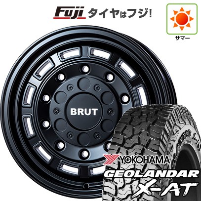 【新品】デリカD5 夏タイヤ ホイール4本セット 245/70R16 ヨコハマ ジオランダー X-AT G016 RBL トライスター BRUT BR-70 6.5J 16インチ(送料無料)