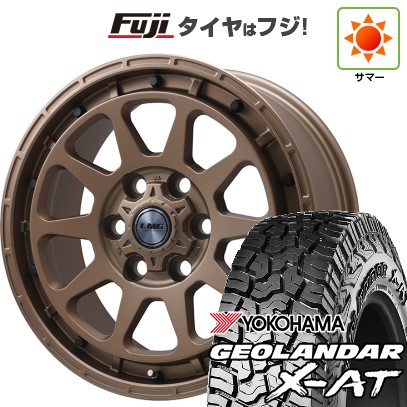 【新品】ランクル300 夏タイヤ ホイール4本セット 285/65R18 125/122 Q ヨコハマ ジオランダー X-AT G016 RBL レアマイスター LMG DIEZ ブロンズ トヨタ・レクサス車専用 8J 18インチ(送料無料)｜フジ スペシャルセレクション