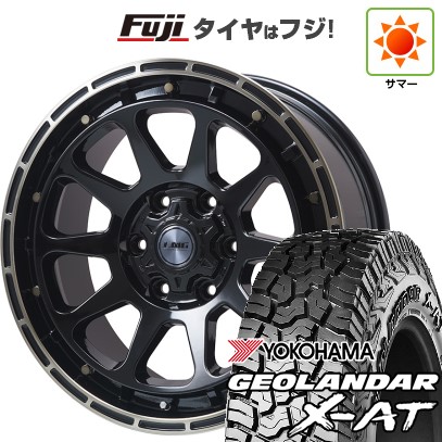 【新品国産車用6穴139.7】 夏タイヤ ホイール4本セット 265/65R18 122/119 Q ヨコハマ ジオランダー X-AT G016 RBL レアマイスター LMG DIEZ グロスブラック/ブロンズクリア 8J 18インチ(送料無料)|フジ スペシャルセレクション