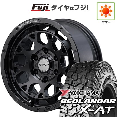 【新品国産車用6穴139.7】 夏タイヤ ホイール4本セット 275/70R17 ヨコハマ ジオランダー X-AT G016 RBL RAYS レイズ デイトナ M9+ SPEC-M 8J 17インチ(送料無料)