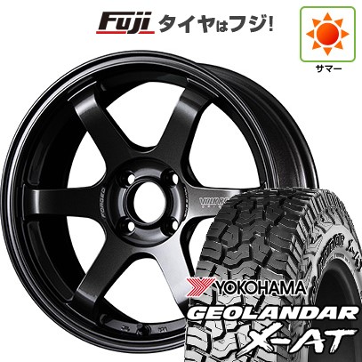【新品 軽自動車】ハスラー デリカミニ(4WD) 夏タイヤ ホイール4本セット 165/60R15 ヨコハマ ジオランダー X-AT G016 RBL RAYS レイズ ボルクレーシング TE37 ソニック 5.5J 15インチ(送料無料)|フジ スペシャルセレクション