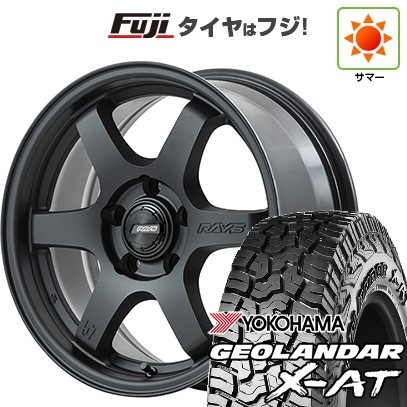 【新品】デリカD5 夏タイヤ ホイール4本セット 245/70R16 ヨコハマ ジオランダー X-AT G016 OWL RAYS レイズ グラムライツ 57DR-X2 7J 16インチ(送料無料)