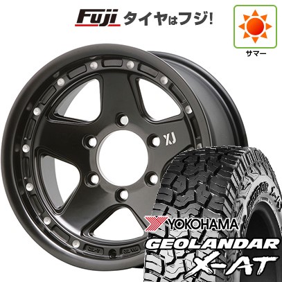 【新品国産車用6穴139.7】 夏タイヤ ホイール4本セット 285/75R16 ヨコハマ ジオランダー X-AT G016 RBL MLJ エクストリームJ XJ05 8J 16インチ(送料無料)