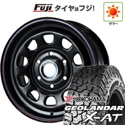 【新品】キャラバン 夏タイヤ ホイール4本セット 195/80R15 107/105N ヨコハマ ジオランダー X-AT G016 OWL MLJ デイトナSS 6J 15インチ(送料無料)