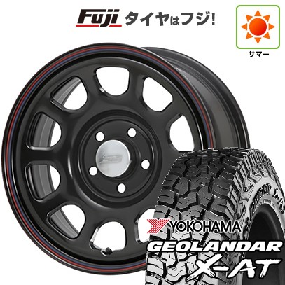 【新品】デリカD5 夏タイヤ ホイール4本セット 245/70R16 ヨコハマ ジオランダー X-AT G016 OWL MLJ デイトナSS 7J 16インチ(送料無料)｜フジ スペシャルセレクション
