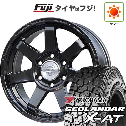 【新品】ランクル300 夏タイヤ ホイール4本セット 265/65R18 122/119 Q ヨコハマ ジオランダー X-AT G016 RBL ホットスタッフ マッドクロス MC-76 ガンブラック トヨタ車専用 8J 18インチ(送料無料)
