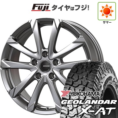 【新品国産車用5穴114.3】 夏タイヤ ホイール4本セット 225/65R17 ヨコハマ ジオランダー X-AT G016 OWL コーセイ クレイシズ GC36F 7J 17インチ(送料無料)
