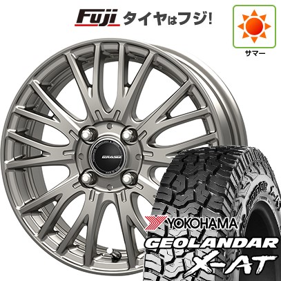 【新品 軽自動車】ハスラー デリカミニ(4WD) 夏タイヤ ホイール4本セット 165/60R15 ヨコハマ ジオランダー X-AT G016 RBL コーセイ クレイシズ SE48 4.5J 15インチ(送料無料)