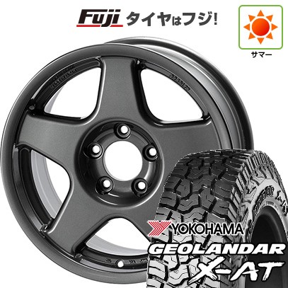 【新品】デリカD5 夏タイヤ ホイール4本セット 245/70R16 ヨコハマ ジオランダー X-AT G016 OWL フォーバイフォーエンジニア ブラッドレー V 7J 16インチ(送料無料)|フジ スペシャルセレクション