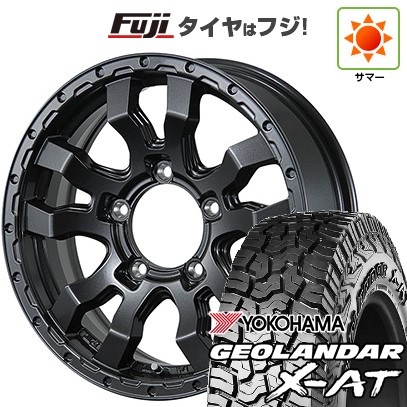 【新品】ジムニー 夏タイヤ ホイール4本セット 195R16C 104/102Q ヨコハマ ジオランダー X-AT G016 OWL トピー ヴァブロ RR-01 5.5J 16インチ(送料無料)