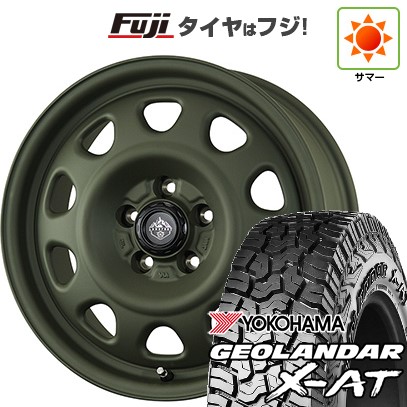 【新品国産車用5穴114.3】 夏タイヤ ホイール4本セット 225/65R17 ヨコハマ ジオランダー X-AT G016 OWL トピー ランドフット SWZ 数量限定 7J 17インチ(送料無料)