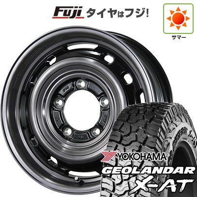 【新品】ジムニー 夏タイヤ ホイール4本セット 195R16C 104/102Q ヨコハマ ジオランダー X-AT G016 OWL トピー ランドフット XFG 数量限定 5.5J 16インチ(送料無料)