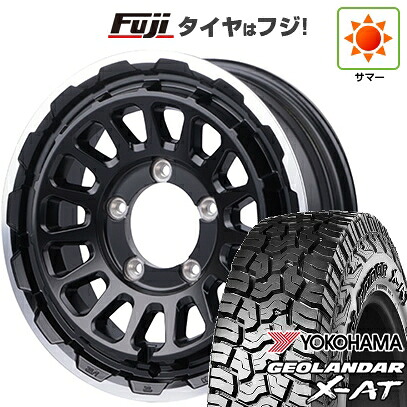【新品】ジムニーシエラ/ジムニーノマド 夏タイヤ ホイール4本セット 215/70R16 ヨコハマ ジオランダー X-AT G016 RBL シーエルリンク UNIONRIM HR 6J 16インチ(送料無料)