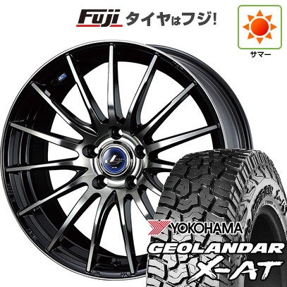 【新品国産車用5穴114.3】 夏タイヤ ホイール4本セット 225/65R17 ヨコハマ ジオランダー X-AT G016 OWL WEDS ウェッズ レオニス NAVIA 05 7J 17インチ(送料無料)｜フジ スペシャルセレクション