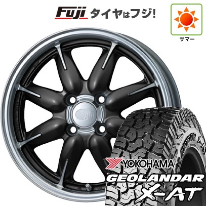 【新品 軽自動車】ハスラー 夏タイヤ ホイール4本セット 165/65R14 ヨコハマ ジオランダー X-AT G016 RBL ENKEI エンケイ all オールワン 5J 14インチ(送料無料)