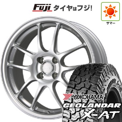 【新品 軽自動車】タフト ソリオ 夏タイヤ ホイール4本セット 165/65R15 ヨコハマ ジオランダー X-AT G016 RBL ENKEI エンケイ PerformanceLine PF01 5J 15インチ(送料無料)