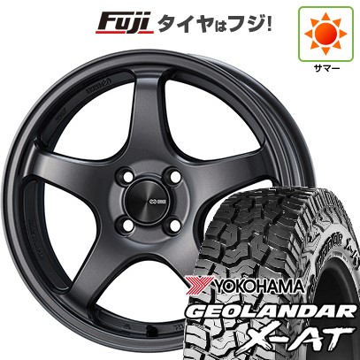 【新品 軽自動車】タフト ソリオ 夏タイヤ ホイール4本セット 165/65R15 ヨコハマ ジオランダー X-AT G016 RBL ENKEI エンケイ PerformanceLine PF05 5J 15インチ(送料無料)