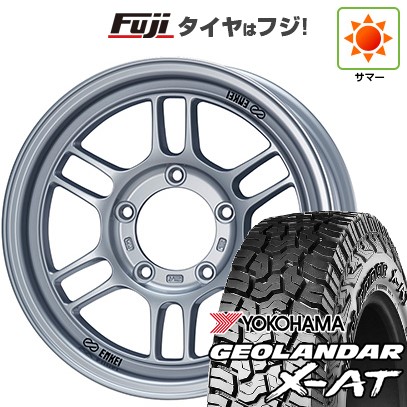 【新品】ジムニーシエラ/ジムニーノマド 夏タイヤ ホイール4本セット 215/70R16 ヨコハマ ジオランダー X-AT G016 RBL ENKEI エンケイ ALLROAD RPT1 5.5J 16インチ(送料無料)
