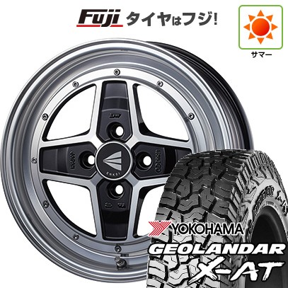 【新品 軽自動車】ハスラー デリカミニ(4WD) 夏タイヤ ホイール4本セット 165/60R15 ヨコハマ ジオランダー X-AT G016 RBL ENKEI エンケイ Neo Classic アパッチ2 5J 15インチ(送料無料)
