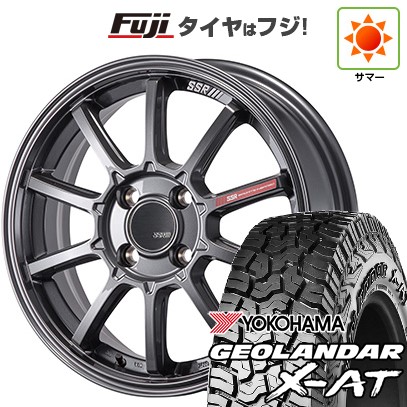 【新品 軽自動車】ハスラー デリカミニ(4WD) 夏タイヤ ホイール4本セット 165/60R15 ヨコハマ ジオランダー X-AT G016 RBL SSR GT GTV05 5J 15インチ(送料無料)
