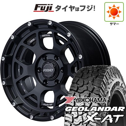 【新品国産車用6穴139.7】 夏タイヤ ホイール4本セット 265/65R18 122/119 Q ヨコハマ ジオランダー X-AT G016 RBL RAYS レイズ デイトナ M6 9J 18インチ(送料無料)|フジ スペシャルセレクション