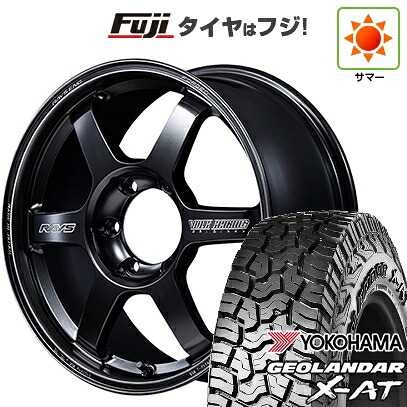 【新品】ランクル300 夏タイヤ ホイール4本セット 275/65R18 123/120 Q ヨコハマ ジオランダー X-AT G016 RBL RAYS レイズ ボルクレーシング TE37 プログレッシブモデル2ブラックシャドウ 8.5J 18インチ(送料無料)|フジ スペシャルセレクション