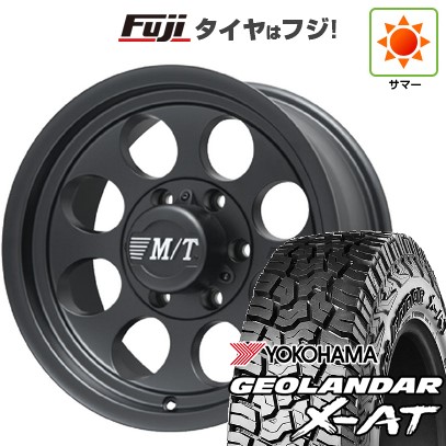 【新品国産車用6穴139.7】 夏タイヤ ホイール4本セット 265/70R16 116 T XL ヨコハマ ジオランダー X-AT G016 RBL ミッキートンプソン クラシック3 ブラック 8J 16インチ(送料無料)