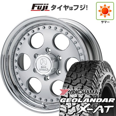【新品国産車用6穴139.7】 夏タイヤ ホイール4本セット 265/70R16 116 T XL ヨコハマ ジオランダー X-AT G016 RBL エルフォード ブラッドストック 3P 7J 16インチ(送料無料)