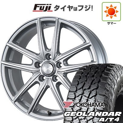 【新品国産車用5穴114.3】 夏タイヤ ホイール4本セット 235/60R18 ヨコハマ ジオランダー A/T4 G018 RBL ブリヂストン エコフォルム SE-20 7.5J 18インチ(送料無料)