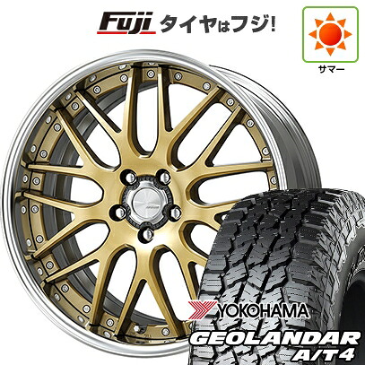 【新品国産車用5穴114.3】 夏タイヤ ホイール4本セット 235/60R18 ヨコハマ ジオランダー A/T4 G018 RBL WORK ワーク ランベック LM1 7.5J 18インチ(送料無料)