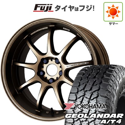 【新品国産車用5穴114.3】 夏タイヤ ホイール4本セット 235/60R18 ヨコハマ ジオランダー A/T4 G018 RBL WORK ワーク エモーション D9R 7.5J 18インチ(送料無料)｜フジ スペシャルセレクション