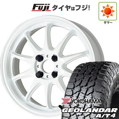 【新品国産車用5穴114.3】 夏タイヤ ホイール4本セット 225/65R17 107/103 S ヨコハマ ジオランダー A/T4 G018 RBL WORK ワーク エモーション ZR10 7J 17インチ(送料無料)｜フジ スペシャルセレクション