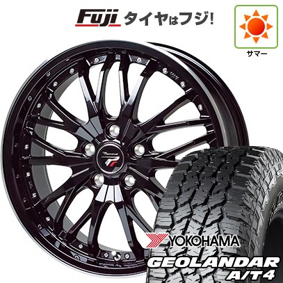 【新品国産車用5穴114.3】 夏タイヤ ホイール4本セット 225/65R17 107/103 S ヨコハマ ジオランダー A/T4 G018 RBL ホットスタッフ プレシャス HM-3 7J 17インチ(送料無料)